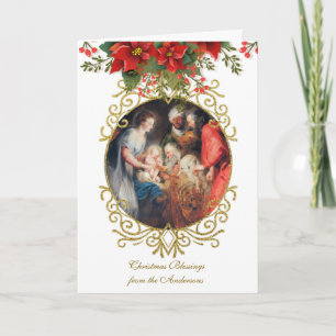 Cartes Pour Fêtes Annuelles Religieux Jésus Vierge Marie Joseph Rubens
