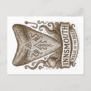 Cartes Pour Fêtes Annuelles Relique dentaire de requin d'Innsmouth - Lovecraft