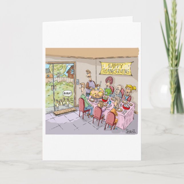 CARTES POUR FÊTES ANNUELLES REMERCIEMENTS AMUSANTS - ENFANTS TURCS (Devant)