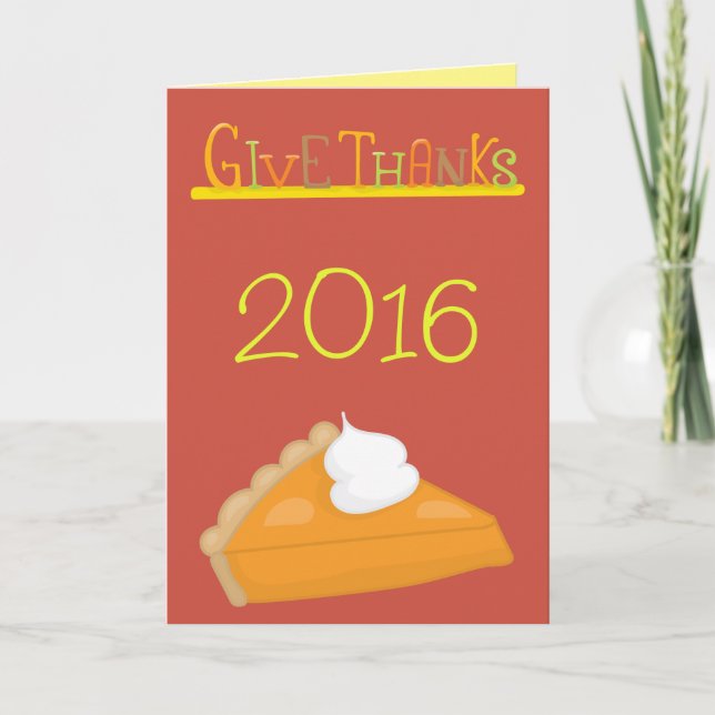 Cartes Pour Fêtes Annuelles Remercier Soignée de pomme de terre Thanksgiving (Devant)