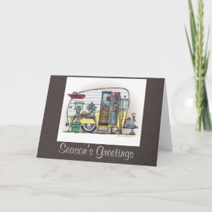 Cartes Pour Fêtes Annuelles Remorque Camper Shasta RV