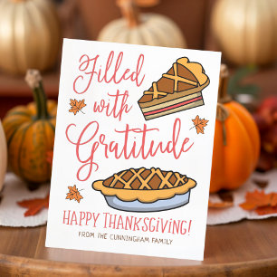 Cartes Pour Fêtes Annuelles Rempli de Bon thanksgiving de Gratitude