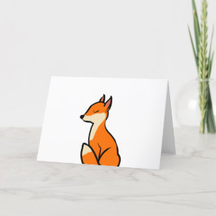 Cartes Pour Fêtes Annuelles Renard personnalisable