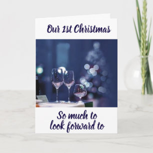 Cartes Pour Fêtes Annuelles **RENCONTREZ-MOI SOUS LE GUI** NOTRE 1er NOËL
