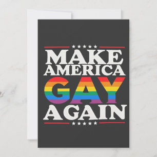 Cartes Pour Fêtes Annuelles Rendre à l'Amérique gay le mois de la fierté LGBT