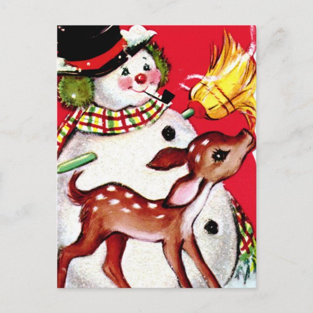 Cartes Pour Fêtes Annuelles rennes de rennes de Noël (Devant)