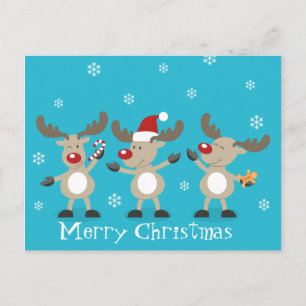 Cartes Pour Fêtes Annuelles Rennes drôles de Joyeux Noël