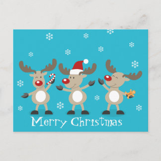 Cartes Pour Fêtes Annuelles Rennes drôles de Joyeux Noël
