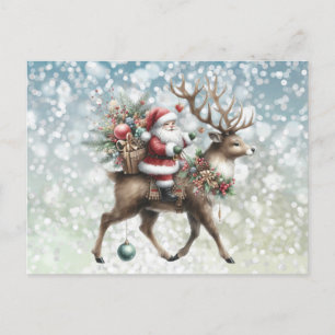 Cartes Pour Fêtes Annuelles Rennes et Noël