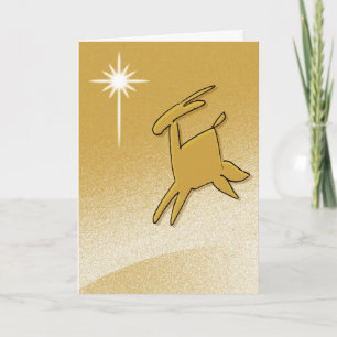 Cartes Pour Fêtes Annuelles Rennes stylisées