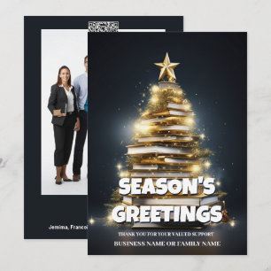 Cartes Pour Fêtes Annuelles Réserver Noël arbre de vacances photo