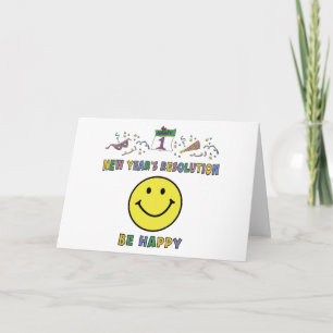 Cartes Pour Fêtes Annuelles Résolution du Nouvel An