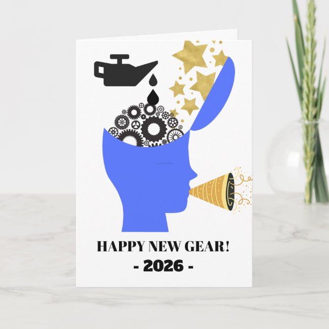 Cartes Pour Fêtes Annuelles Résolutions du nouvel an 2026 (Devant)