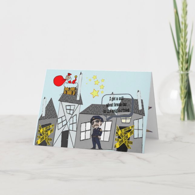 Cartes Pour Fêtes Annuelles Résolveurs de crime (Devant)