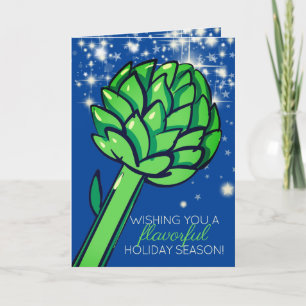 Cartes Pour Fêtes Annuelles Restaurant du chef cuisinier de légumes artisanaux