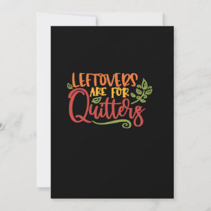 Cartes Pour Fêtes Annuelles Restes Sont Pour Les Lâcheurs Classique Simple Uni