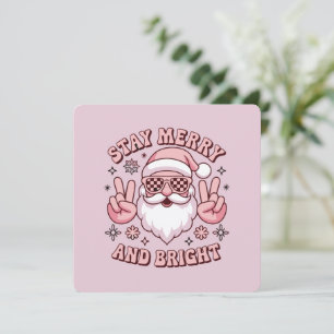 Cartes Pour Fêtes Annuelles Restez joyeux et lumineux Noël laid Xmas 