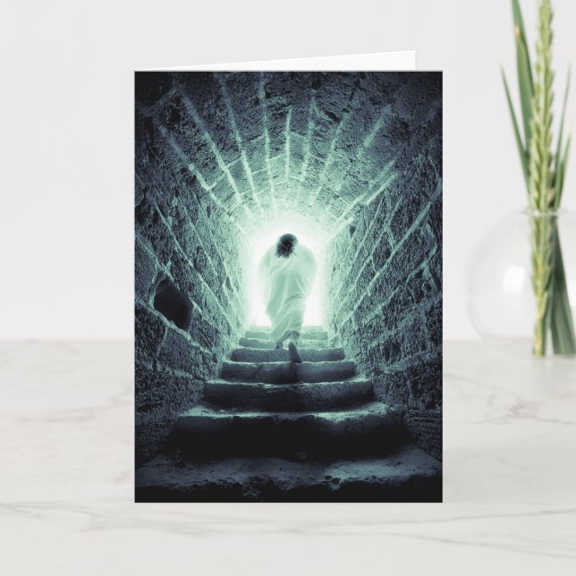 Cartes Pour Fêtes Annuelles Résurrection de Jésus-Christ (Devant)