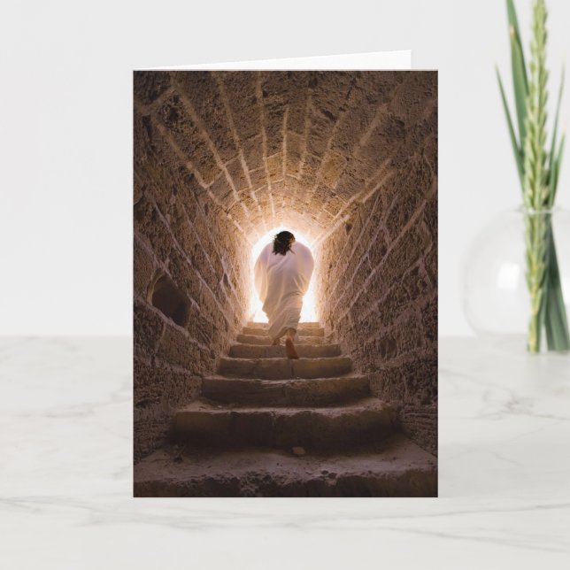 Cartes Pour Fêtes Annuelles Résurrection de Jésus-Christ (Devant)