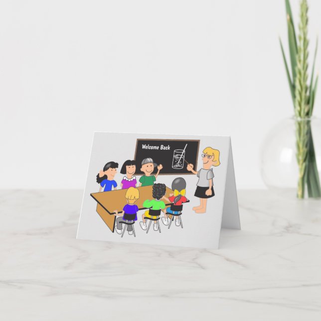 Cartes Pour Fêtes Annuelles Retour à l'école (Devant)