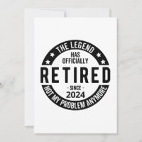 Retraité 2024 Pas Mon Problème Plus, Drôle