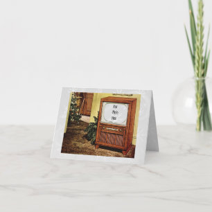 Cartes Pour Fêtes Annuelles Retro 1950 Christmas TV