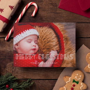 Cartes Pour Fêtes Annuelles Retro art déco Joyeux Noël photo