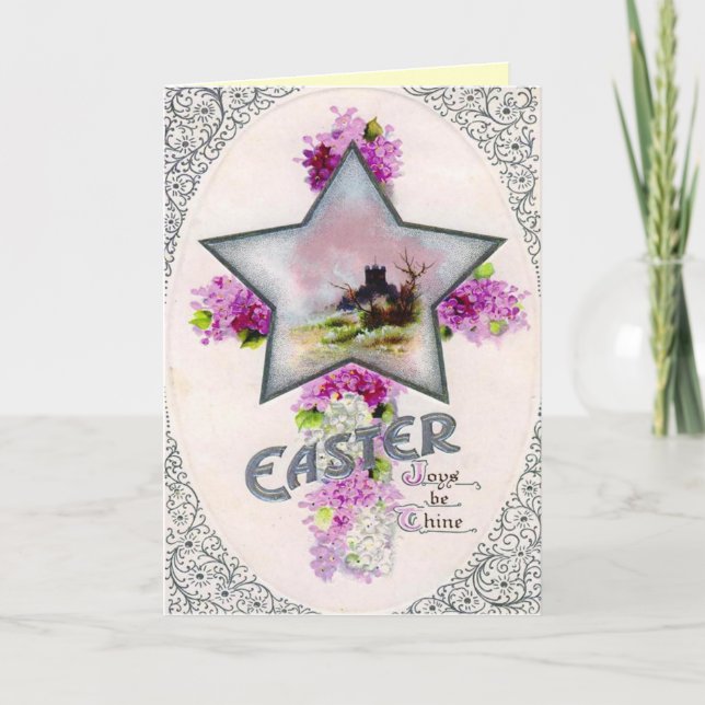 Cartes Pour Fêtes Annuelles Rétro Easter Card (Devant)