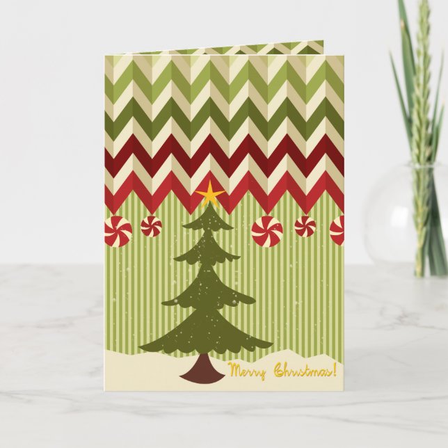 Cartes Pour Fêtes Annuelles Retro Humoristique Chercher Noël (Devant)