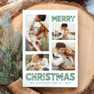 Cartes Pour Fêtes Annuelles Retro Joyeux Noël moderne