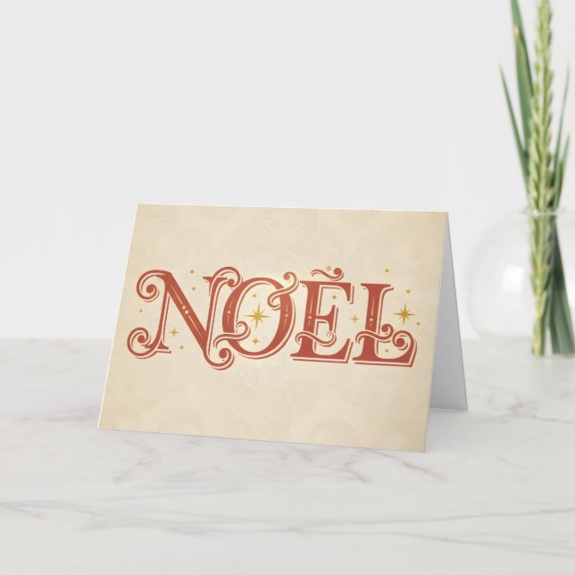Cartes Pour Fêtes Annuelles Retro Vintage Noel Christmas (Devant)