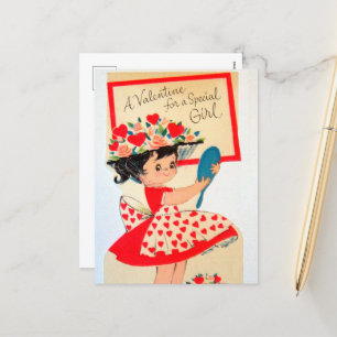 Cartes Pour Fêtes Annuelles retro vintage Valentine