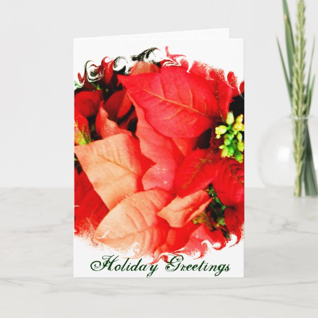 Cartes Pour Fêtes Annuelles Réunion de vacances (Devant)