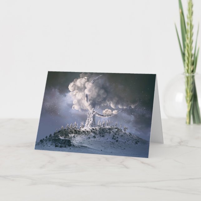 Cartes Pour Fêtes Annuelles Rêve de Noël (Devant)