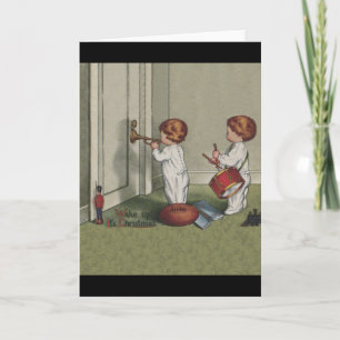 Cartes Pour Fêtes Annuelles Réveillez-vous son joli enfant de Noël