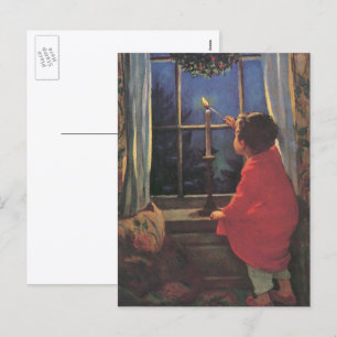 Cartes Pour Fêtes Annuelles Réveillon de Noël Vintage par Jessie Willcox Smith