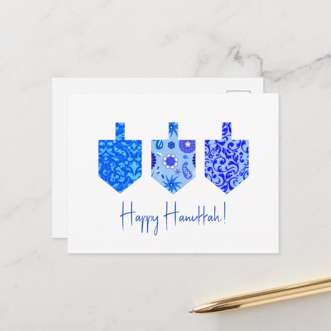 Cartes Pour Fêtes Annuelles Rêves décorés (Devant/Arrière en situation)
