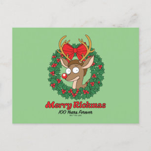 Cartes Pour Fêtes Annuelles Rick et Morty   Renne Morty Joyeux Rickmas