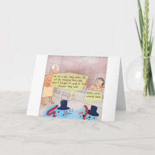 Cartes Pour Fêtes Annuelles Rick London Bande dessinée Bonhomme de neige Cadea