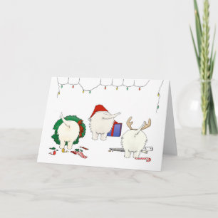 Cartes Pour Fêtes Annuelles Rien, mais un Noël occidental
