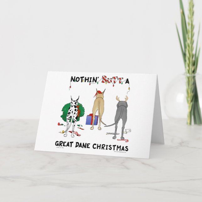 Cartes Pour Fêtes Annuelles Rien, mais un Noël sombre (Devant)