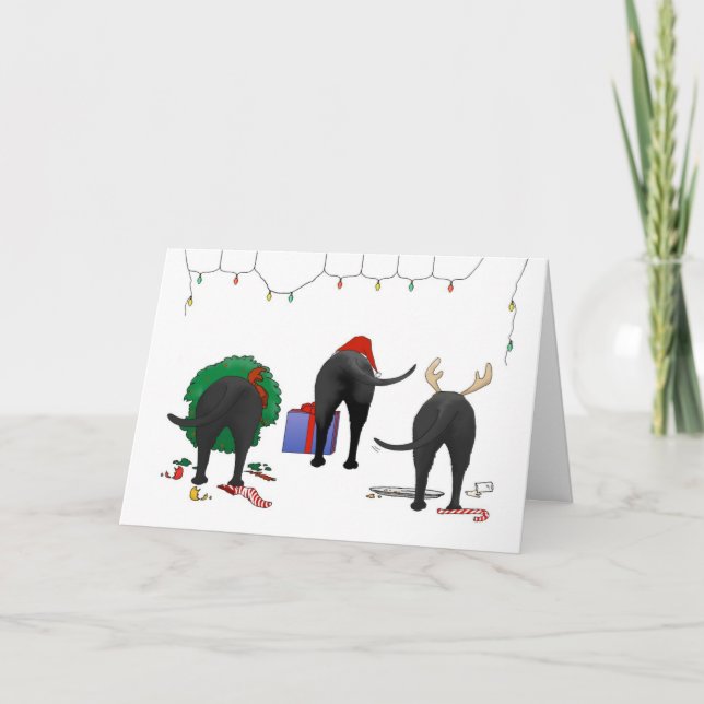 Cartes Pour Fêtes Annuelles Rien n'aboutent Noël de laboratoire (Devant)