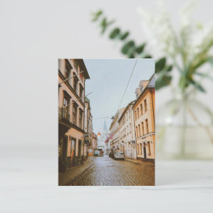 Cartes Pour Fêtes Annuelles Riga, Lettonie, paysage urbain