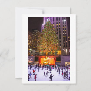 Cartes Pour Fêtes Annuelles Rink de Noël