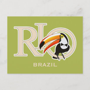Cartes Pour Fêtes Annuelles Rio Brésil