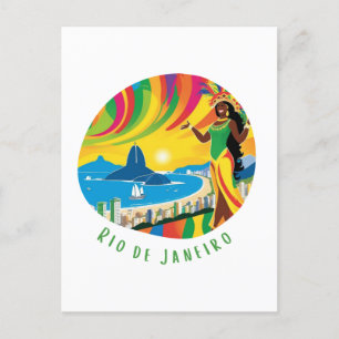 Cartes Pour Fêtes Annuelles Rio de Janeiro La vie dans la ville