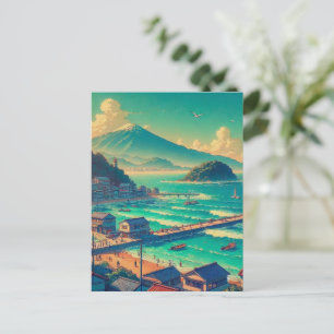 Cartes Pour Fêtes Annuelles Rivages sereins du Fuji