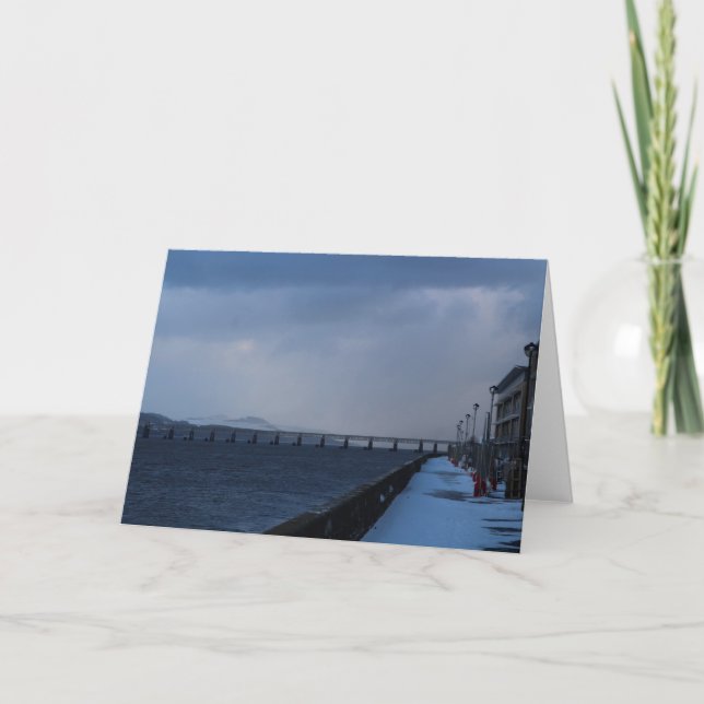 Cartes Pour Fêtes Annuelles Rivière Tay en hiver (Devant)