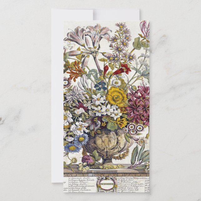 Cartes Pour Fêtes Annuelles Robert Furber - Octobre - Douze Mois (Devant)