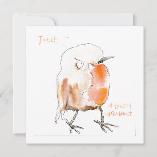 Cartes Pour Fêtes Annuelles Robin à seins rouges Bolshy